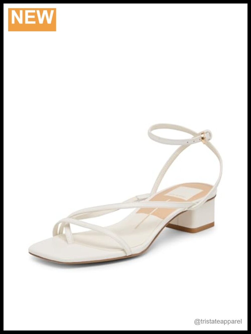 Dolce Vita Karlos Kitten Heel Lace Up Leather Heeled Sandal